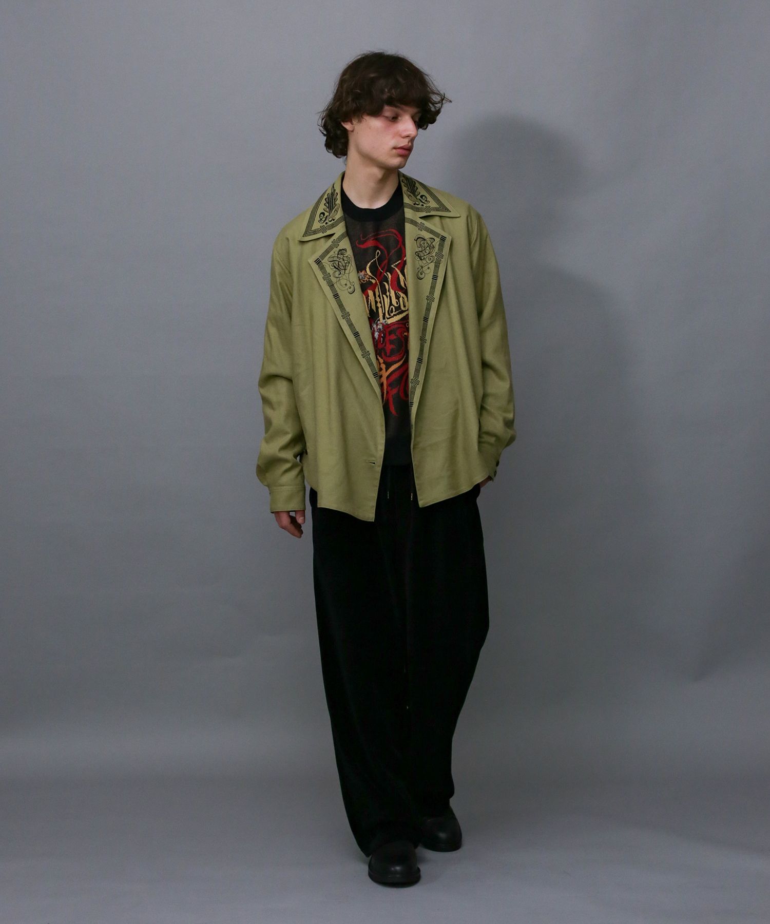 CUT CORDUROY EASY PT / コーデュロイ風 イージーパンツ / 479209