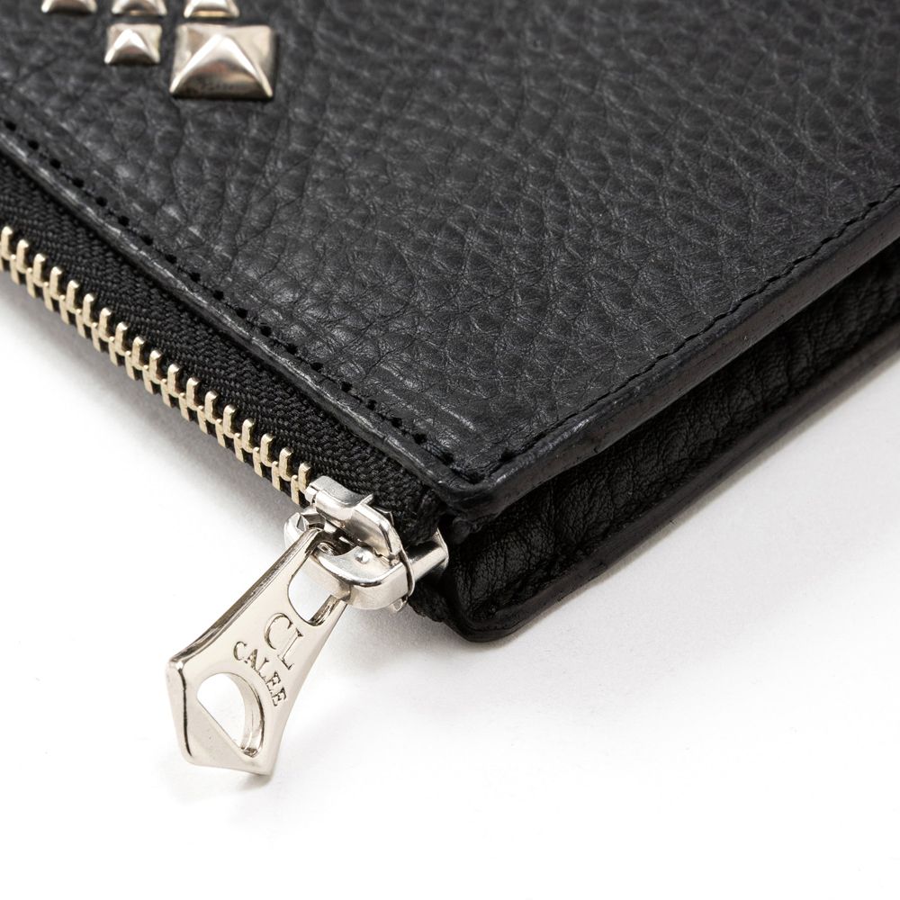 STUDS LEATHER ZIP MULTI LONG WALLET / スタッズ マルチロングウォレット / CL-26SS014LE