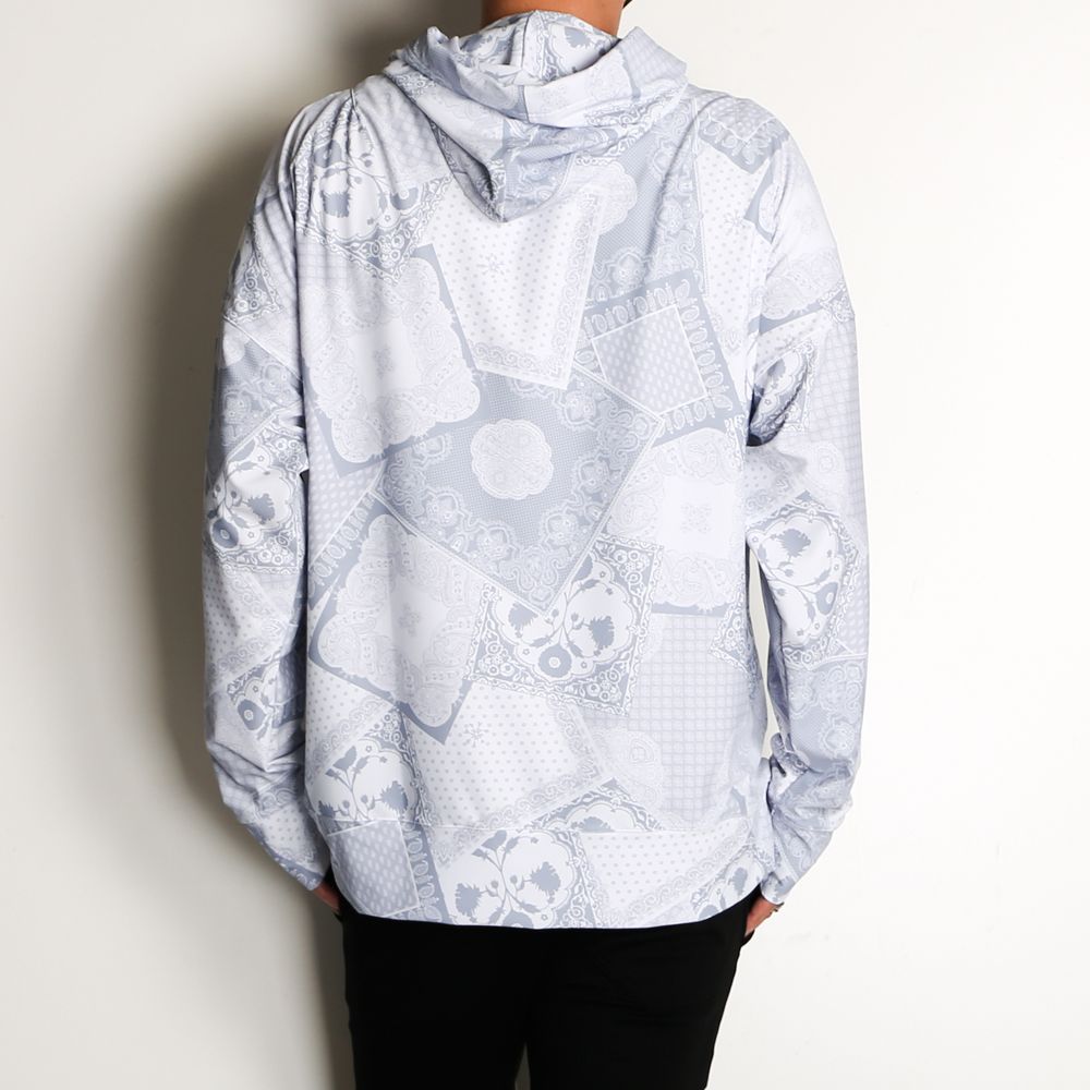 Paisley RUSH loose hoodie / ラッシュガード ルーズパーカー / RC24-C-001