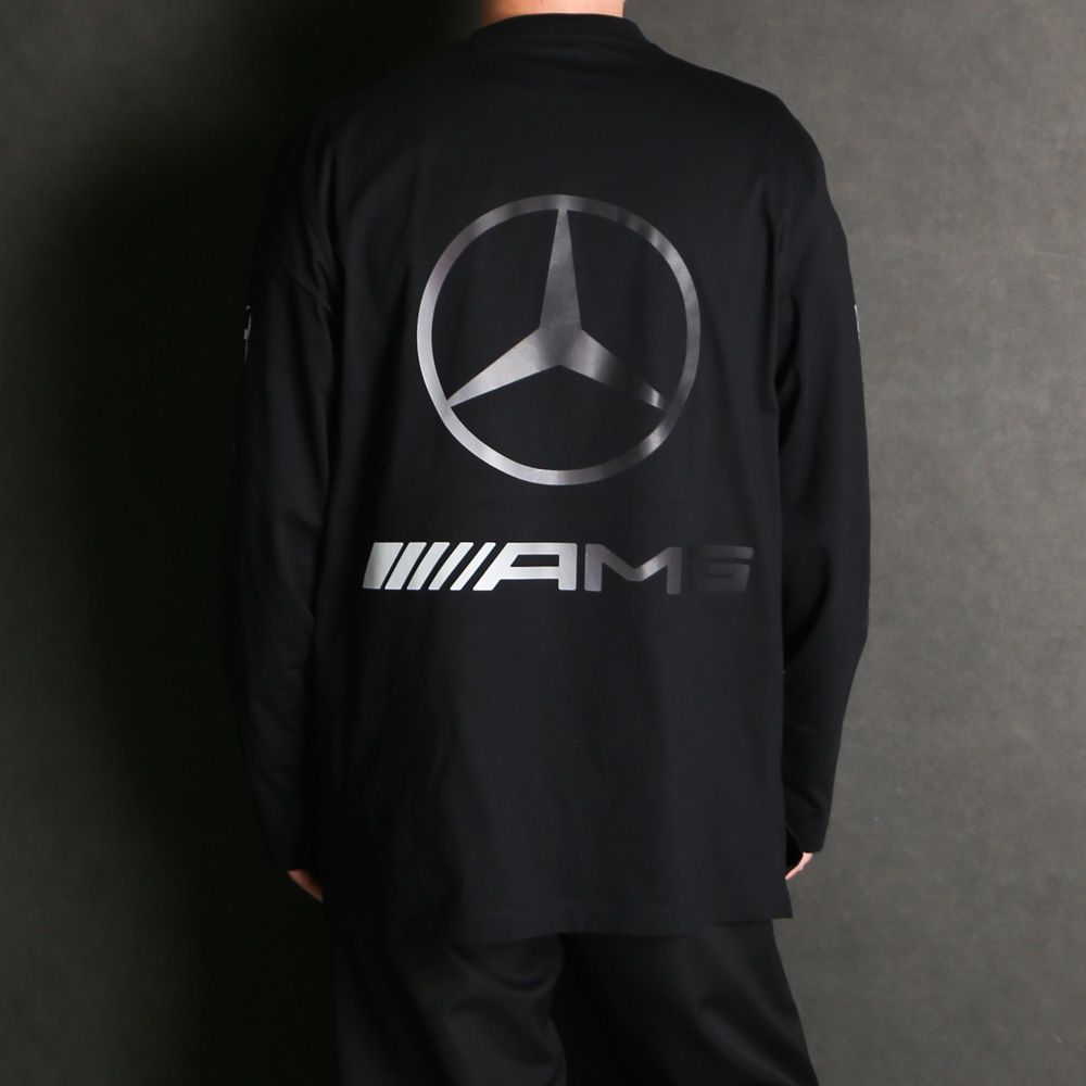 Y-3 MERCEDES-AMG PETRONAS FORMULA 1 TEAM CHAOS LOGO LONG SLEEVE TEE / Tシャツ / KR2372