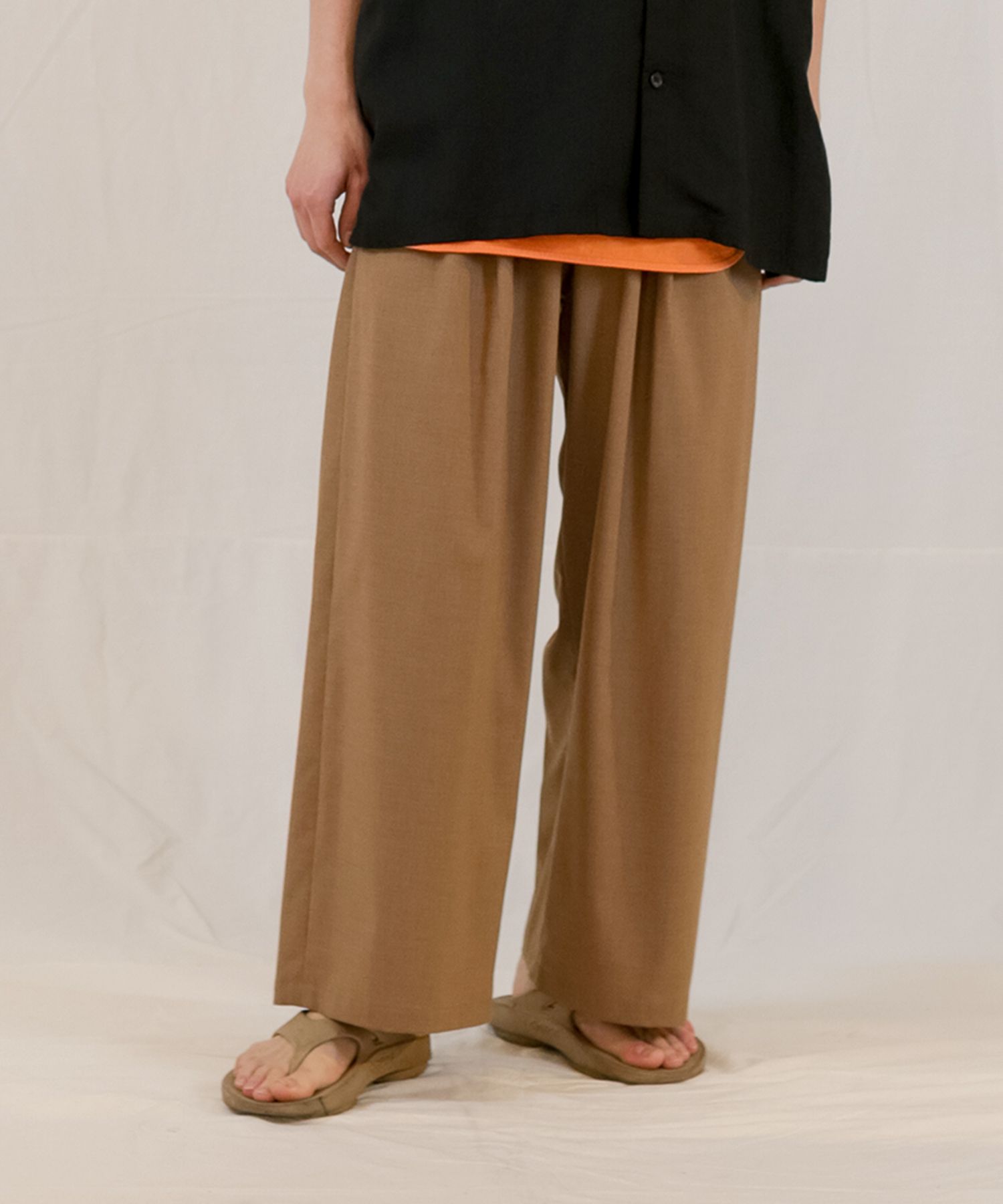 T/R SZ 2TUCK WIDE PT / 2タックワイドパンツ / 479116