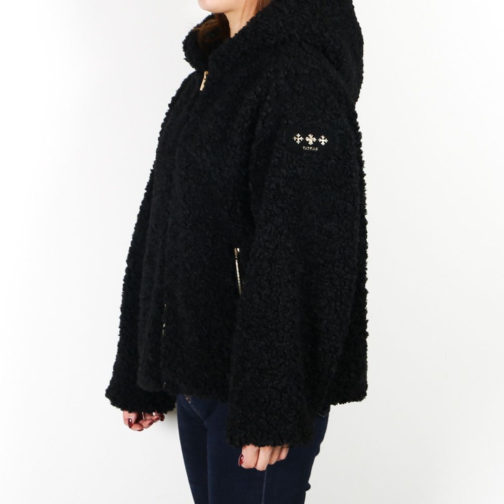 【レディース】 IPAMA イパマ - BLACK / ボア フードブルゾン (フリース) / LJXA0042033588