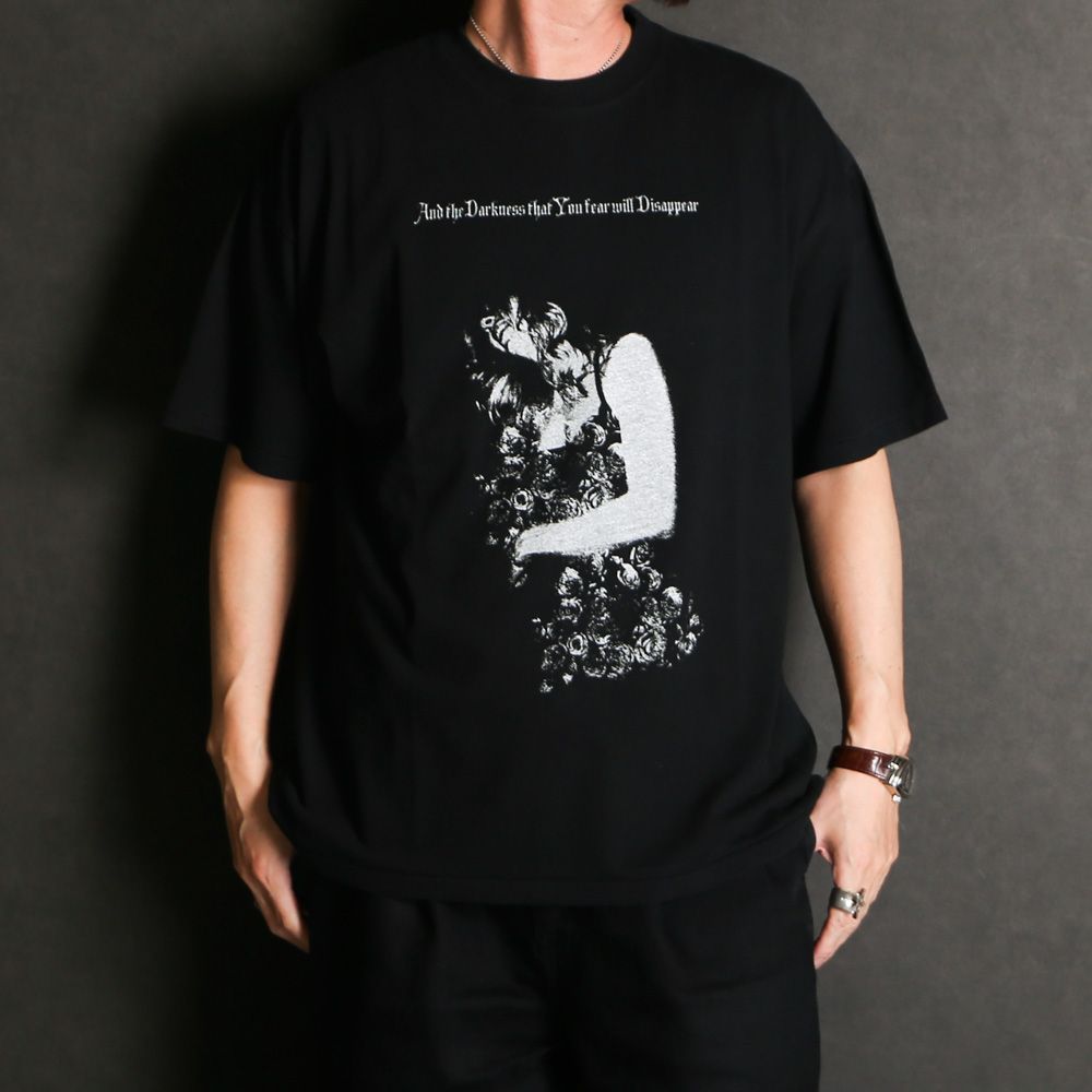 “SWEET SMILE” Tee T/C - BLACK / グラフィック Tシャツ / G16TS096