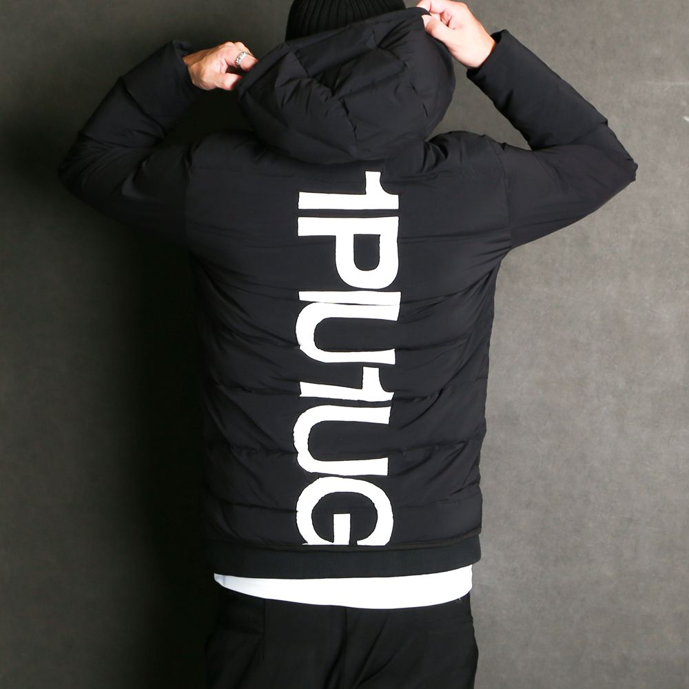 1PIU1UGUALE3 RELAX - BIG LOGO INNER COTTON BLOUSON / バックロゴ