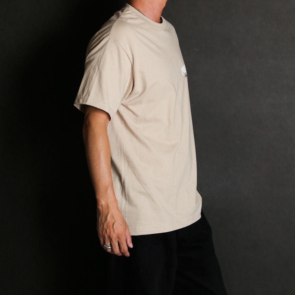 PCP BACK TEE - SAND / ショートスリーブTシャツ