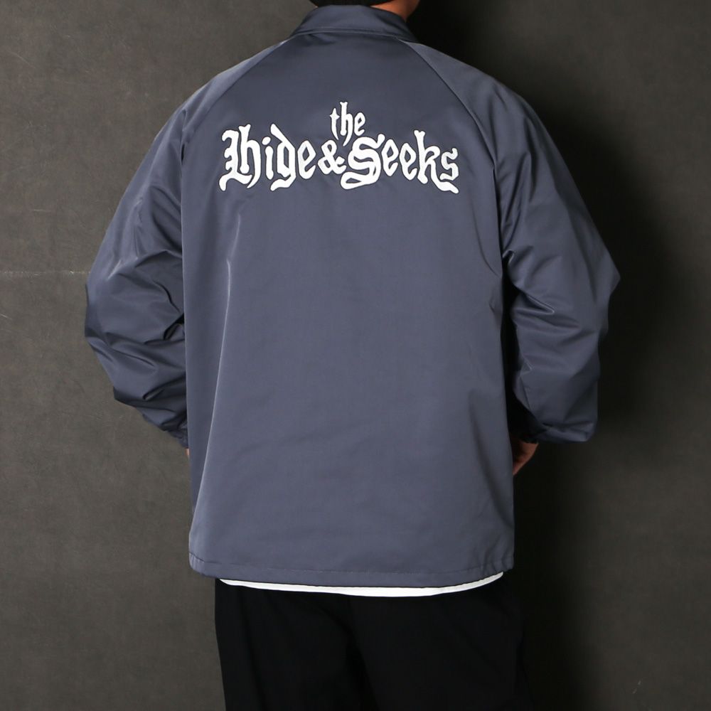 " HIDEANDSEEK × Toru Nishiura " / The H&S Team Jacket - C-GRY / コーチジャケット / H30th-091326