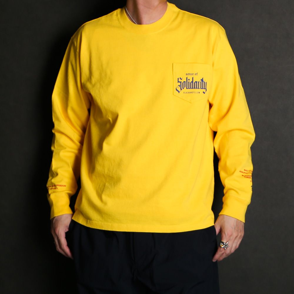 SOLIDARITY POCKET L/S TEE / ロングスリーブ Tシャツ / 23'RTC-0201