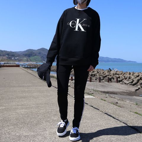 【Calvin Klein Jeans】【RESOUND CLOTHING】【Maison MIHARA YASUHIRO】コーディネート(女性モデル167cm)