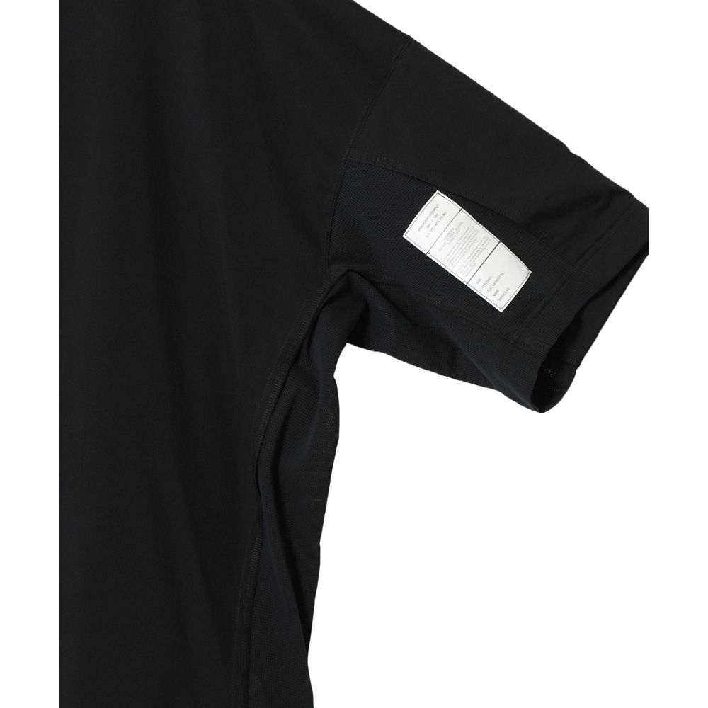 CREW NECK HALF SLEEVE T-SHIRT - BLACK / 9241-CS53-033