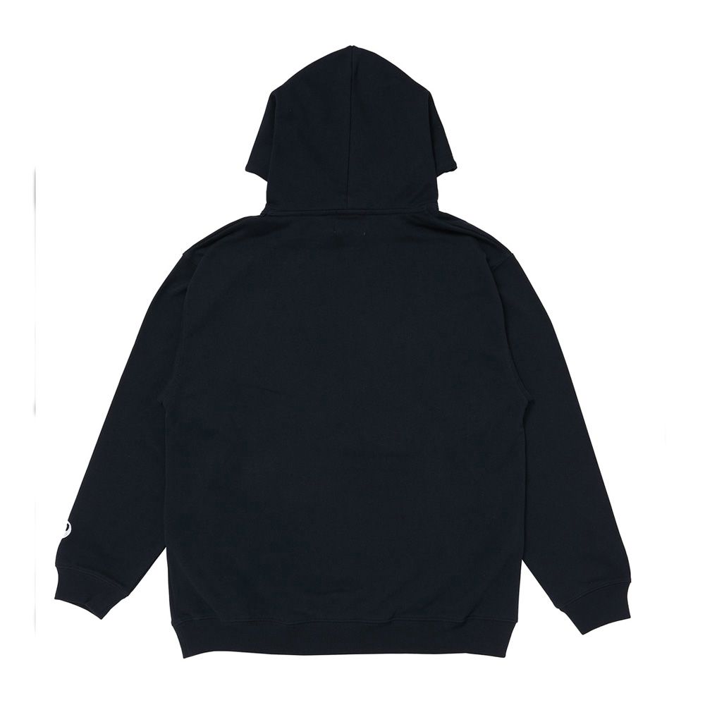 SCRIPT COLLEGE HOODIE - NAVY / プルオーバーパーカー