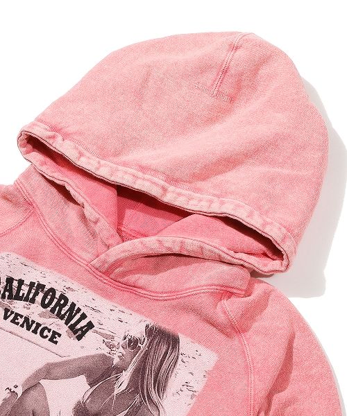 CALIFORNIA COTTON SWEAT HOODIE (CHEMICAL WASH) / プルオーバーパーカー / TSW-S2103