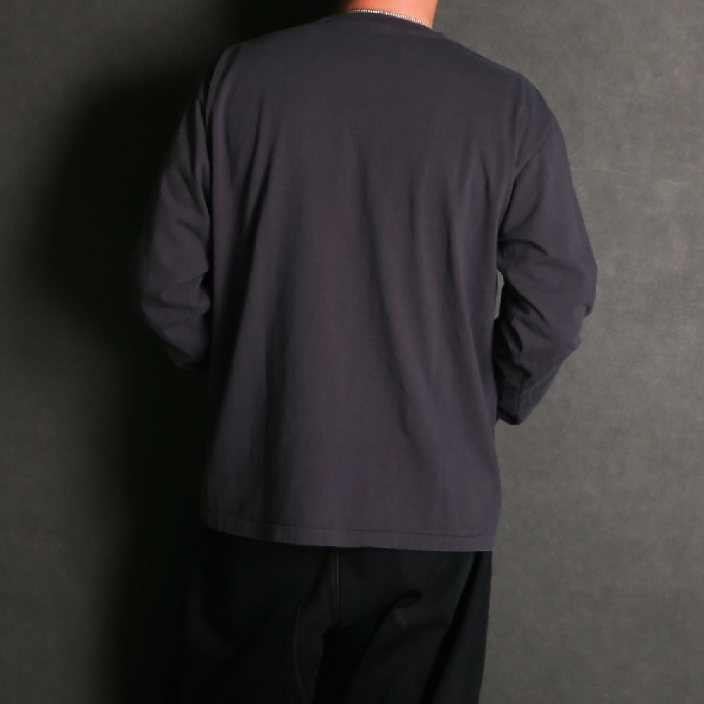 SD US Cotton Logo LS T - BLACK / Tシャツ / TSOLD120