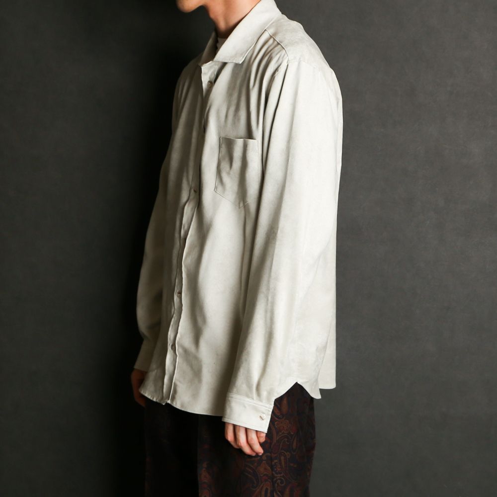 ECO SUEDE SH / エコスエード プレーンシャツ / 379207