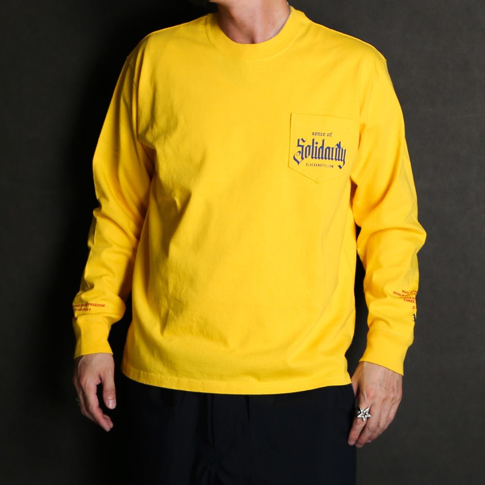 SOLIDARITY POCKET L/S TEE / ロングスリーブ Tシャツ / 23'RTC-0201
