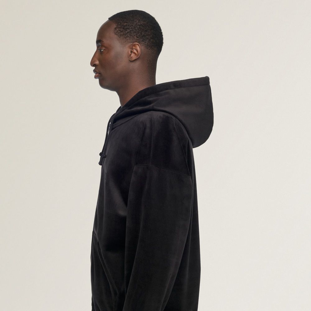 U VELVET ZIP HOODIE / ジップアップ パーカー / IA4371