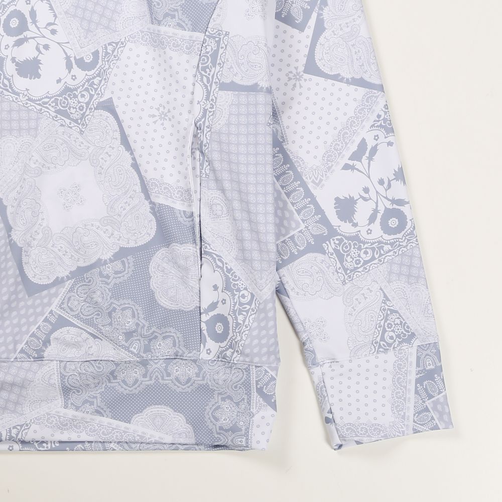 Paisley RUSH loose hoodie / ラッシュガード ルーズパーカー / RC24-C-001
