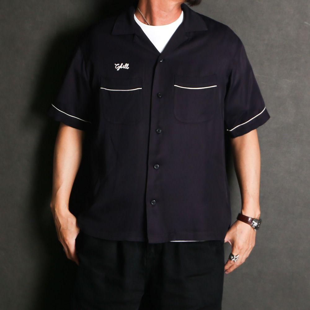 B.H.All Stars Rayon Bowling SH - BLK / 2604-5001