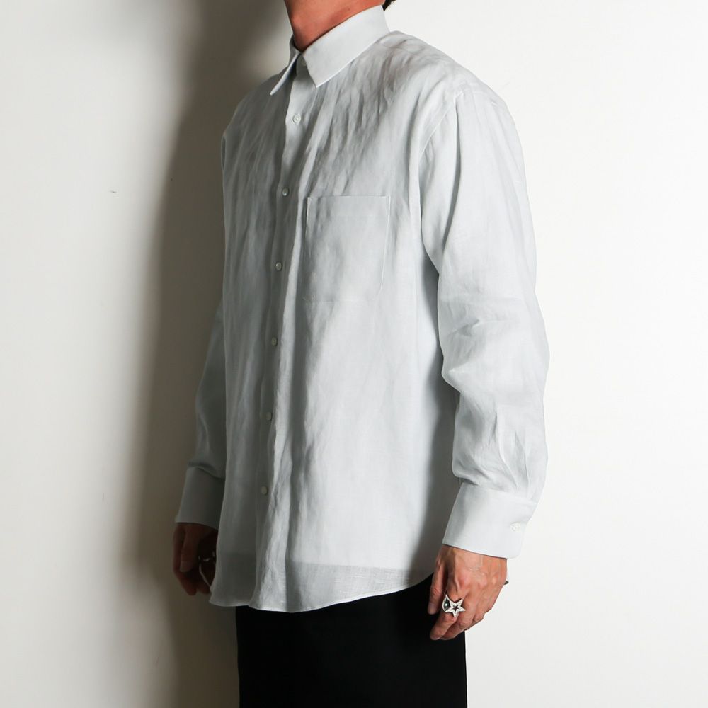 COMFORT FIT SHIRT - ICE / ヘンプ細布 - コンフォートフィットシャツ / A26A22SH01C