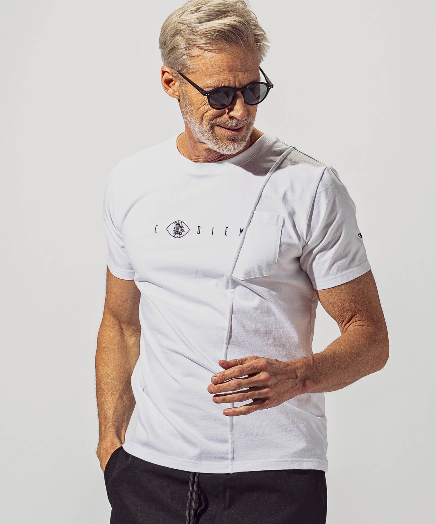 ×C DIEM SWITCHING POCKET T / ポケットTシャツ / UST-21005