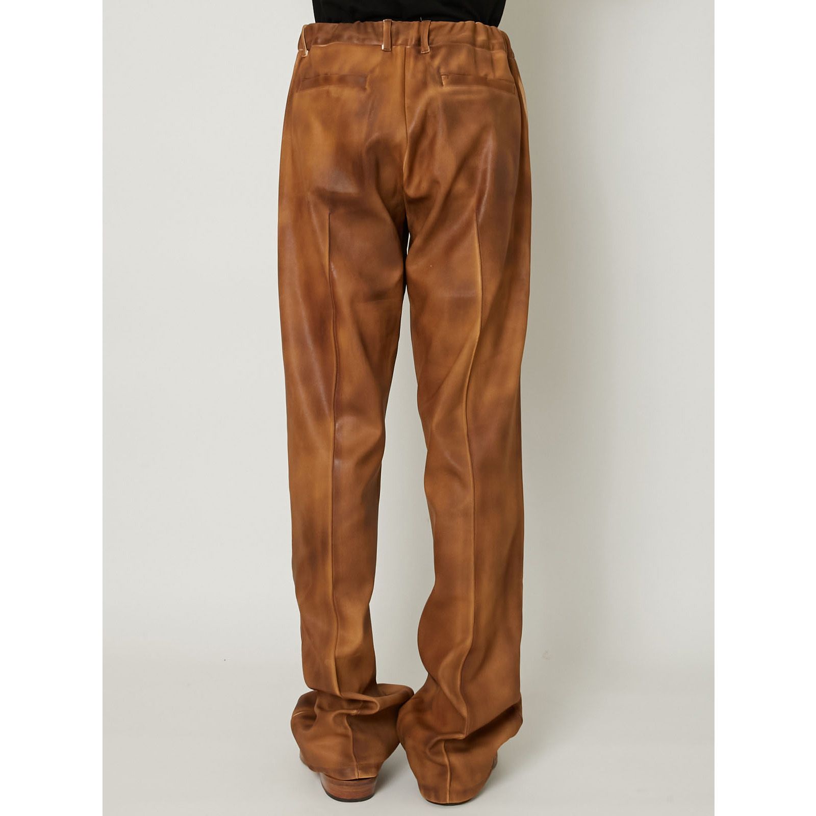 "LEATHER COATING JERSEY" EASY TROUSERS / トラウザー / TA24SS-PT091