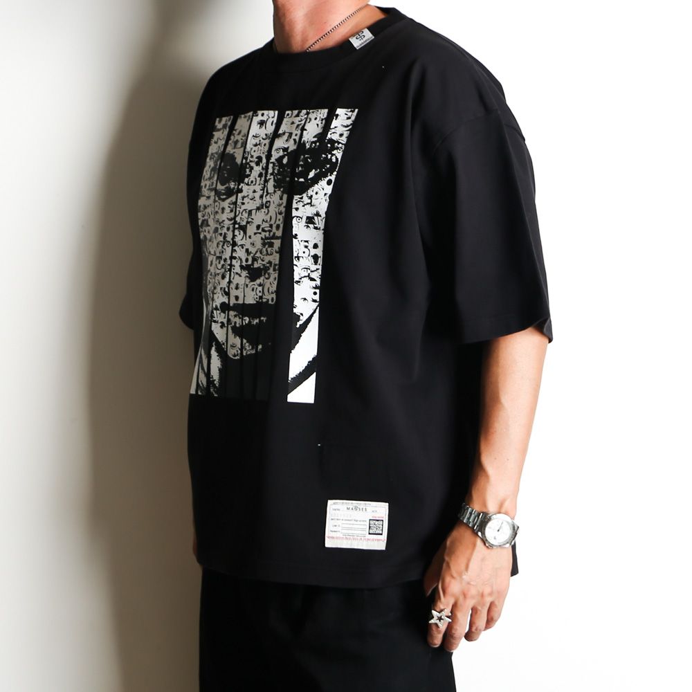 MASSES × Maison MIHARA YASUHIRO / FACE PRINT T-SHIRTS MMY - BLACK / Tシャツ / C15TS042