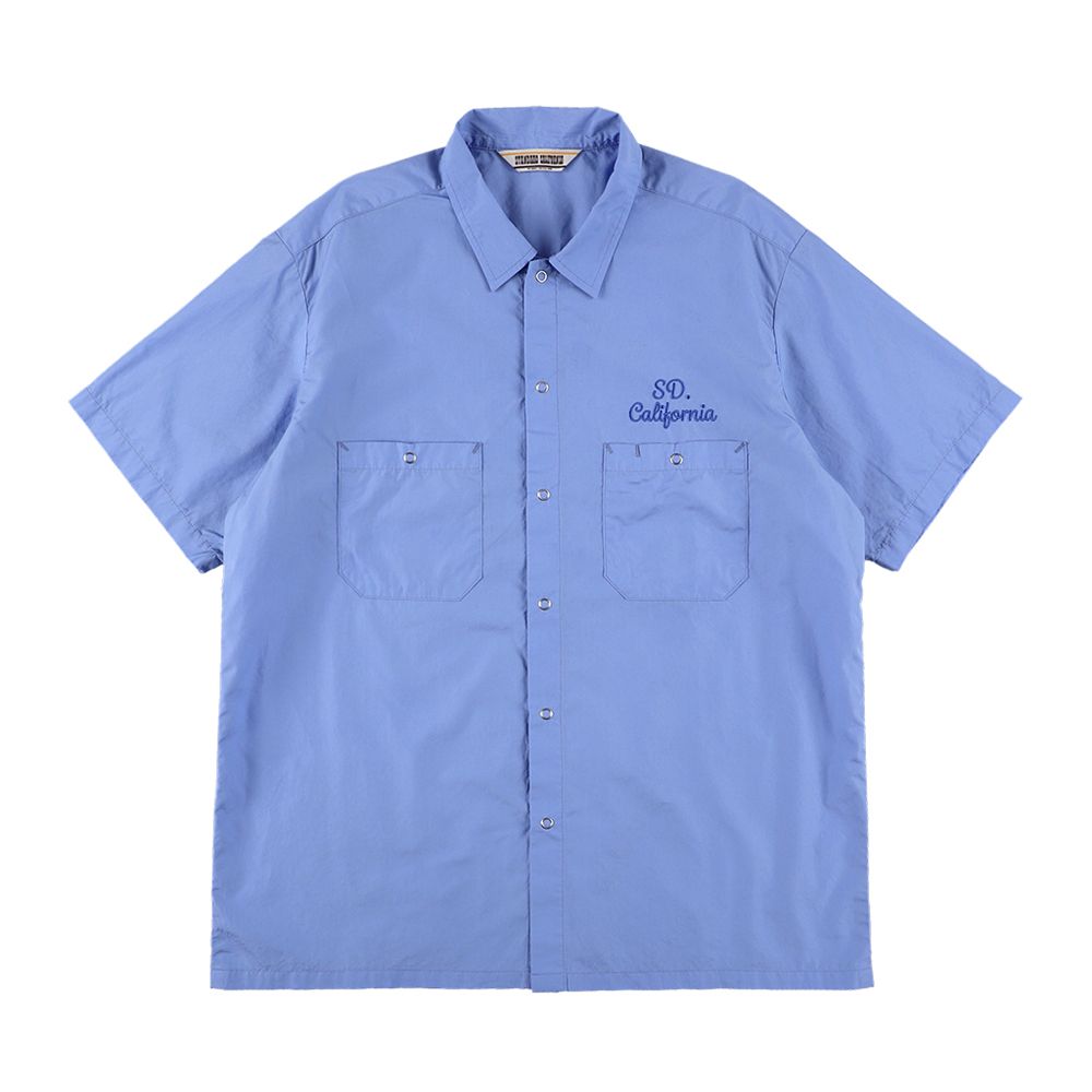 SD Dress Work Shirt SS - Blue / ワークシャツ / SHOSD220
