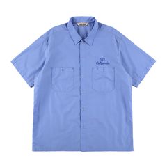 SD Dress Work Shirt SS - Blue / ワークシャツ / SHOSD220