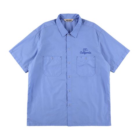 SD Dress Work Shirt SS - Blue / ワークシャツ / SHOSD220