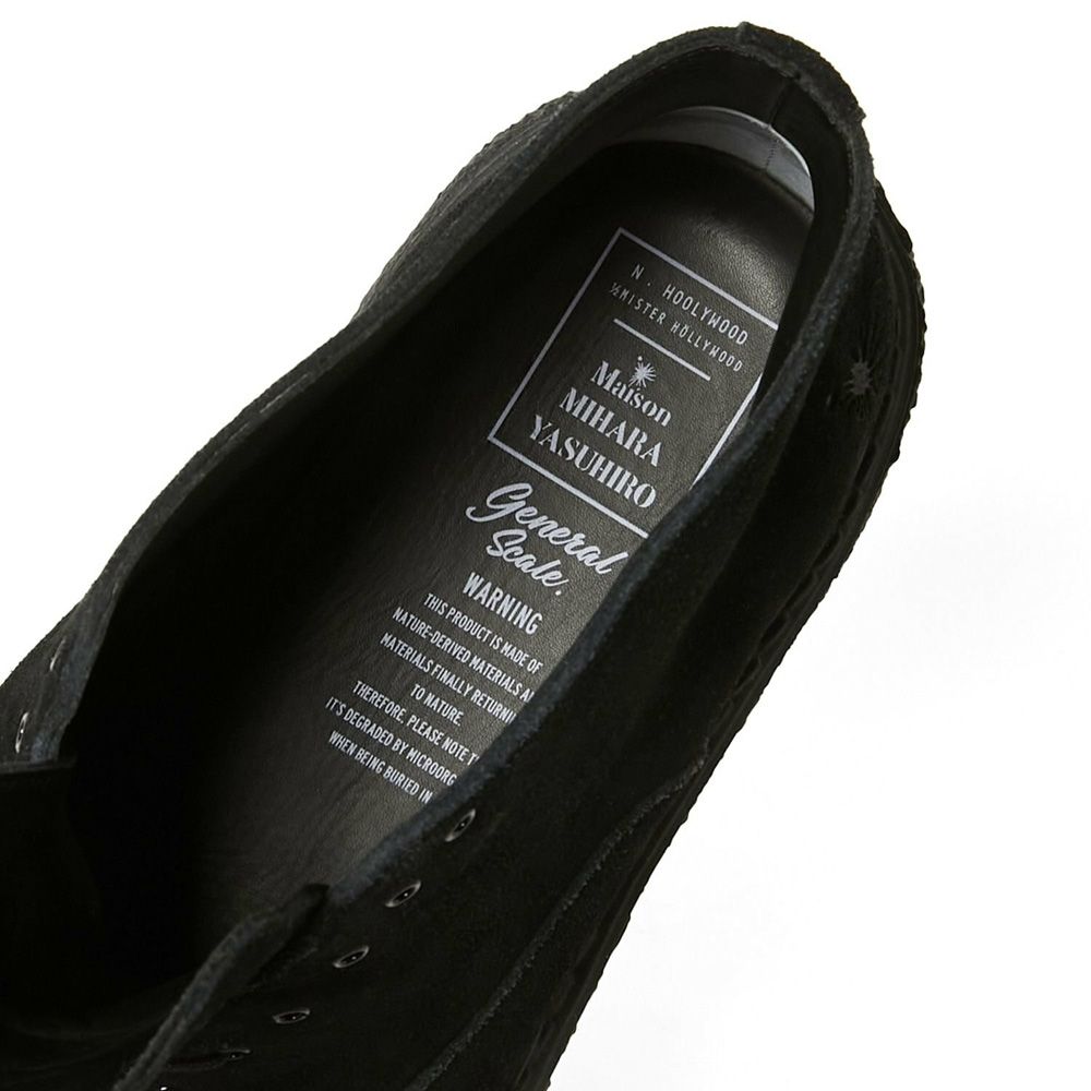 × General Scale. Maison MIHARA YASUHIRO  / Suede Lace-up Boots - Black / 2252-SE01