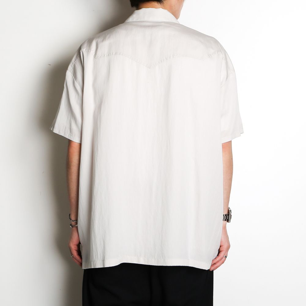 TE TWILL WIDE WESTERN H/S SH / ウエスタンヨーク ワイドシルエットシャツ / 379116