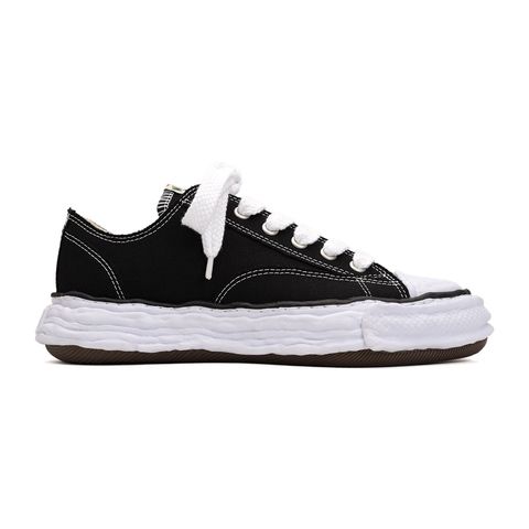 "PETERSON23"（ピーターソン23） original sole canvas lowcut sneaker - BLACK / A11FW702