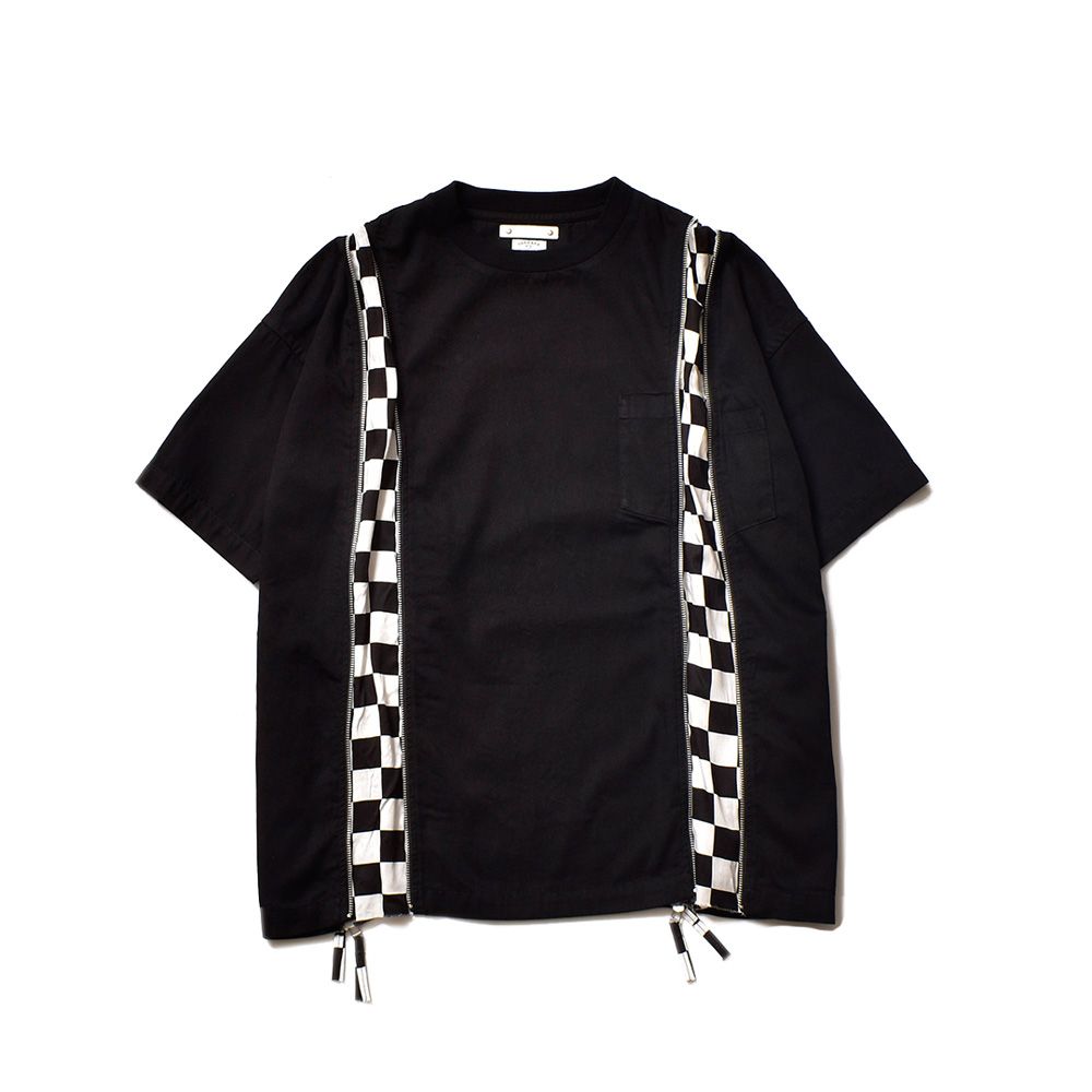 OLD PARK×MINEDENIM / Zip Wide Denim T-SH / MND-23SSOP001-97
