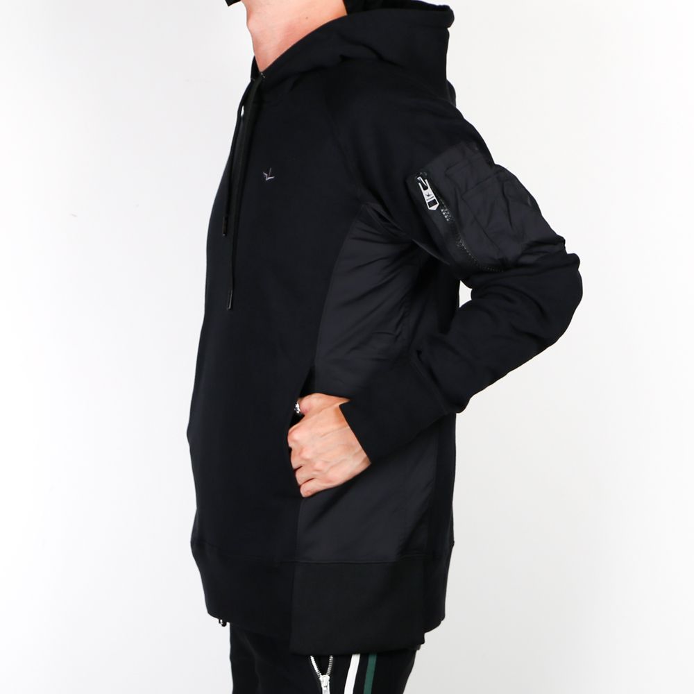 NYLON COMBI PARKA / ナイロンコンビ プルオーバーパーカー / USO-20051