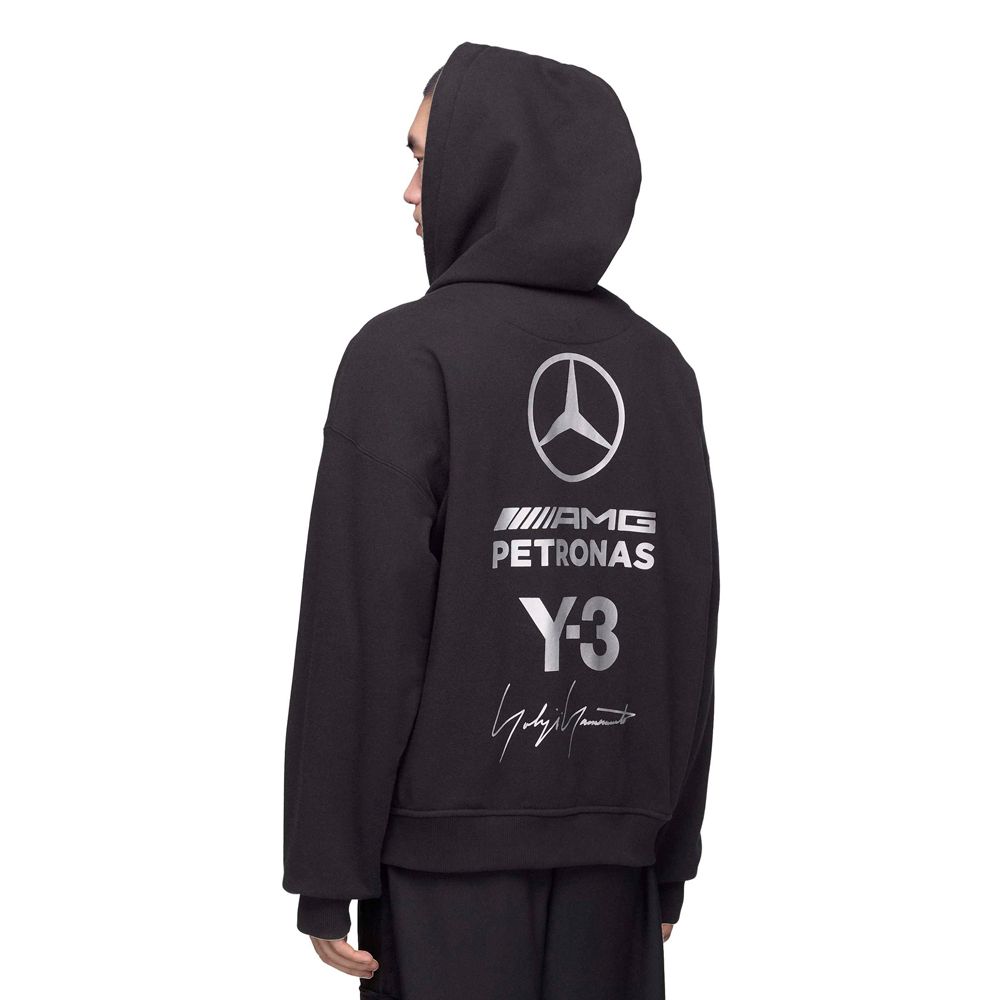 U F1 ZIP HOODIE - BLACK / ジップアップ パーカー / KR2242