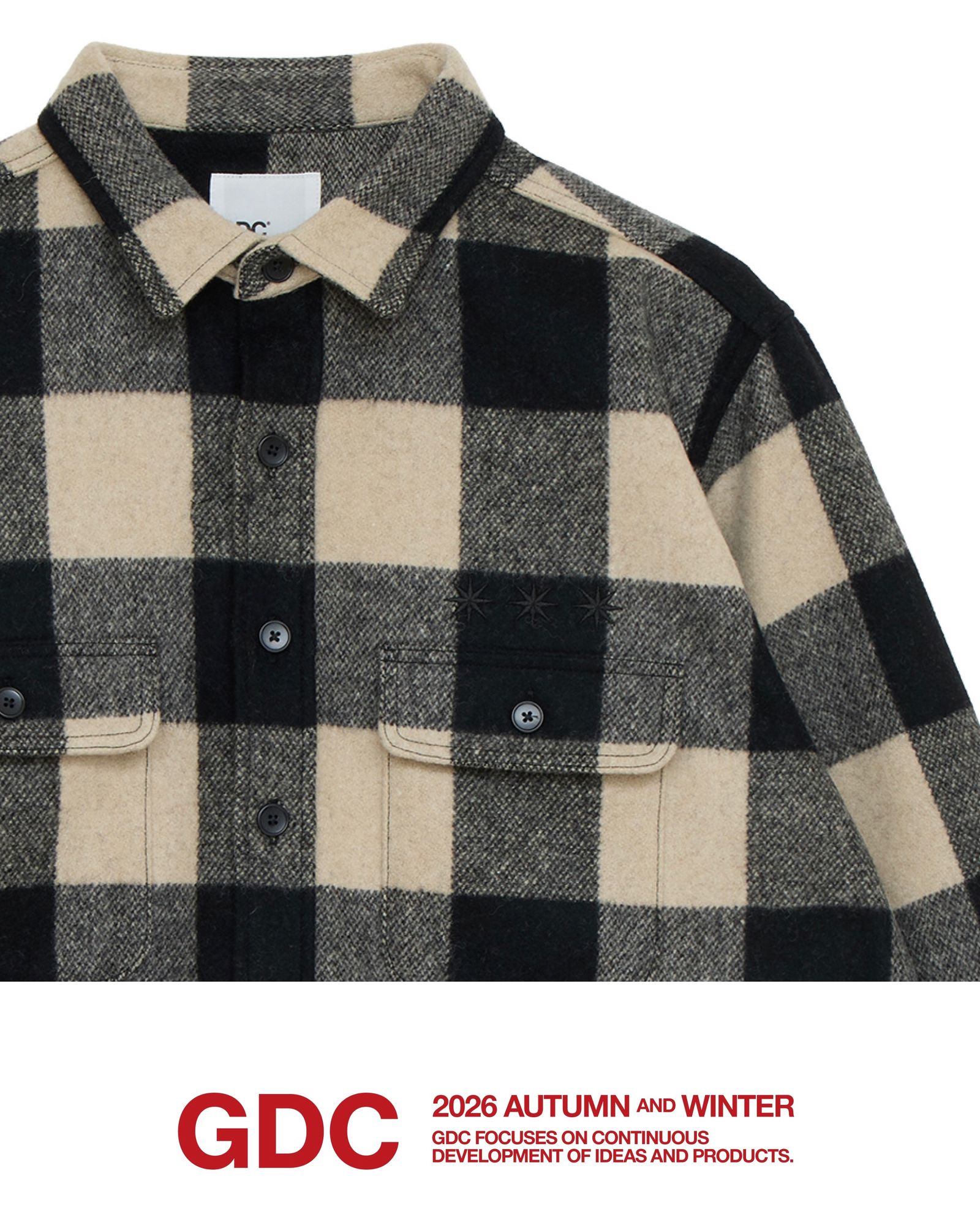 CPO Shirt - Black / CPOシャツジャケット / GD0469