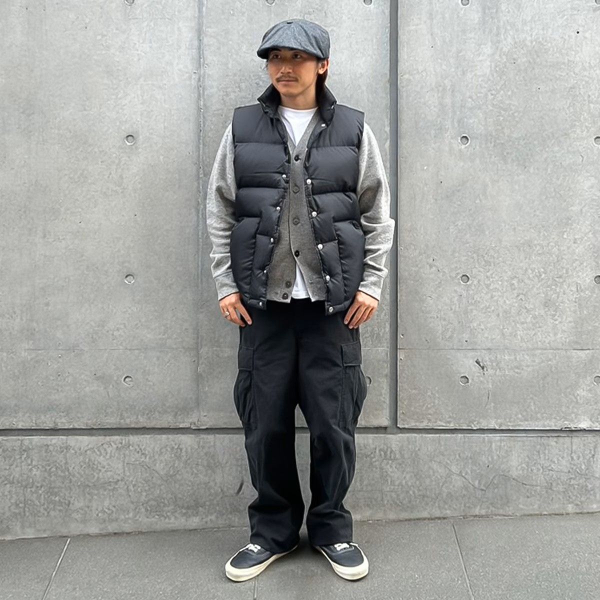 SD Down Vest - Black / ダウンベスト / OUNLB360