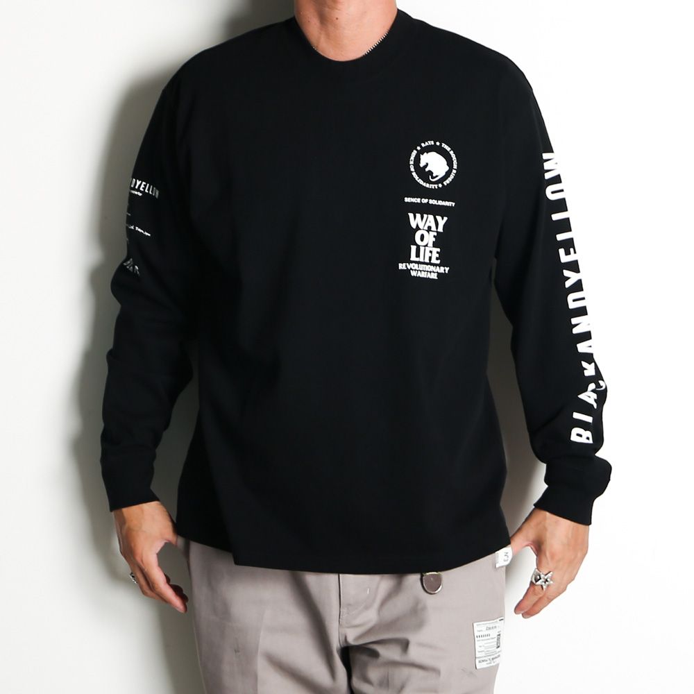 MC L/S TEE - BLACK / ロングスリーブ Tシャツ / 26'RTC-0802