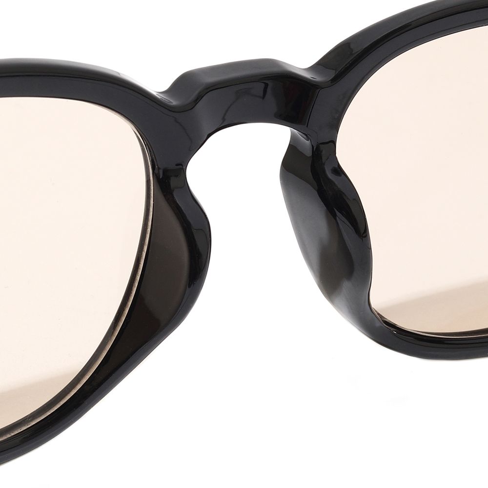 SUNGLASSES_26 Type01 - BLACK × LIGHT BROWN / サングラス