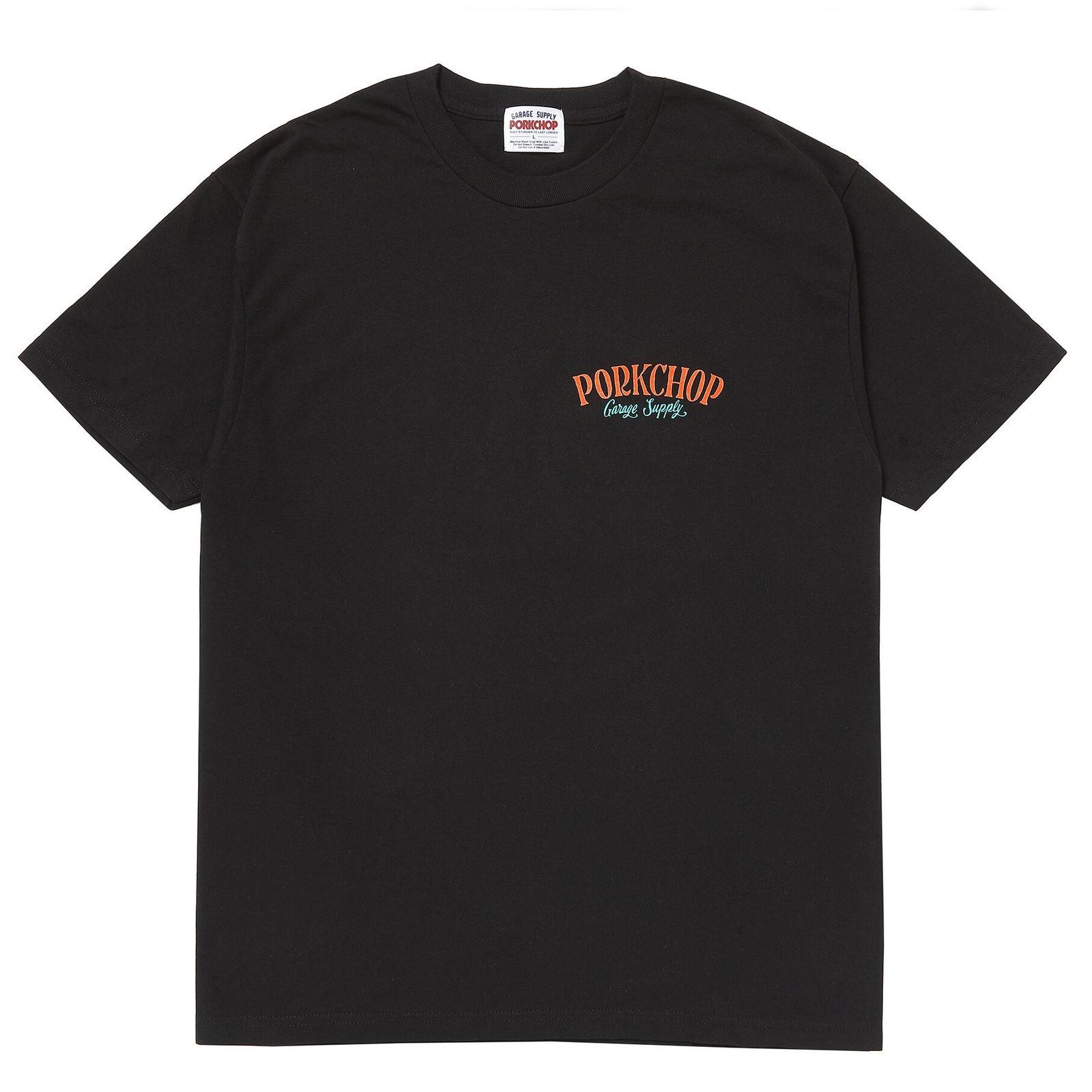 PCP BACK TEE - BLACK / ショートスリーブTシャツ
