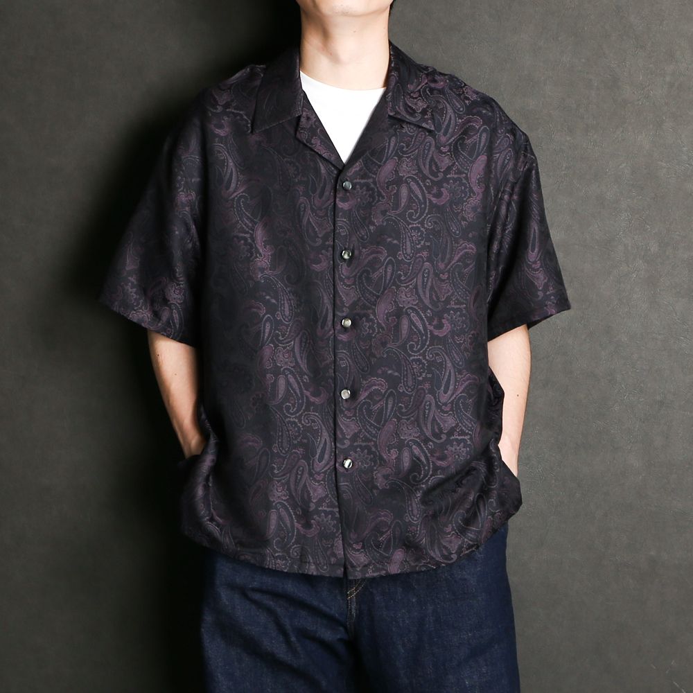 Aloha shirt - Jacquard / アロハシャツ ペイズリージャガード / SN-421A