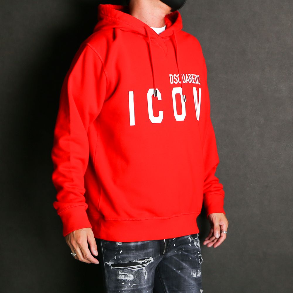 DSQUARED2 - 【ラスト1点-サイズL】 ICON Hooded Sweatshirt