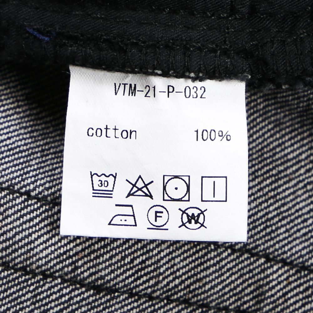WASHED DENIM PANTS / センタースリット デニムパンツ / VTM-21-P-032