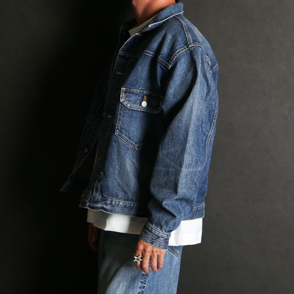 ×HAGUN / 2ND TYPE LAGE TRACKER JACKET - BLUE / デニムジャケット / VTM-25-O-108