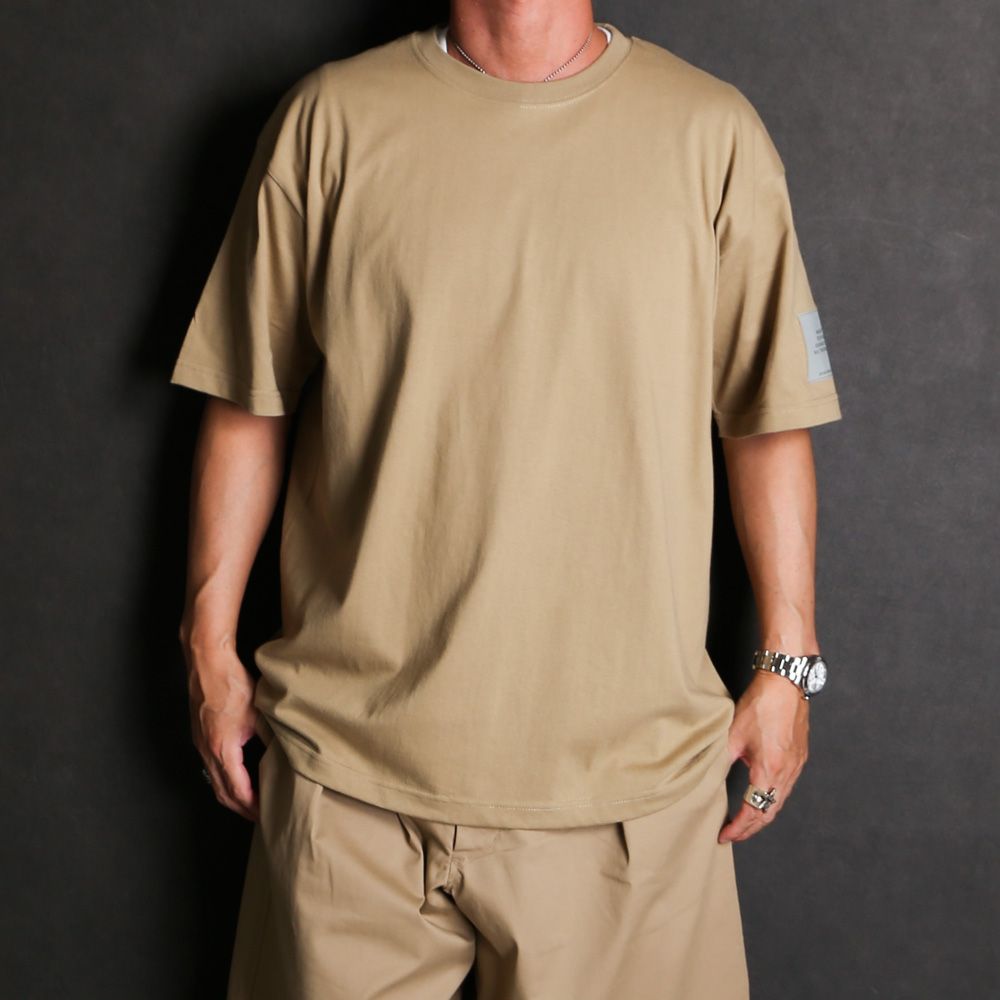 × INVINCIBLE®︎ / CREW NECK  T-SHIRT - BEIGE / 9245-CS84