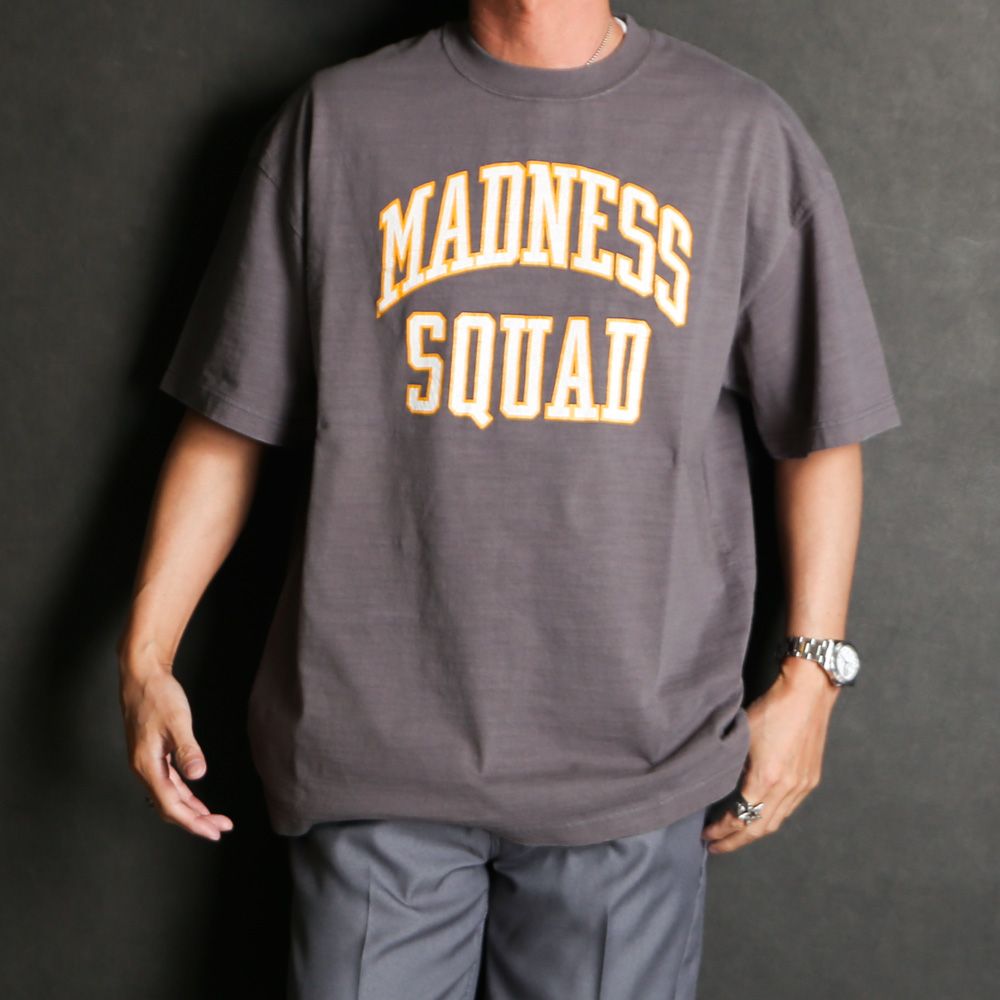 MADNESS - MADNESS VINTAGE COLLEGE T-SHIRT - Gray / 25SS-T