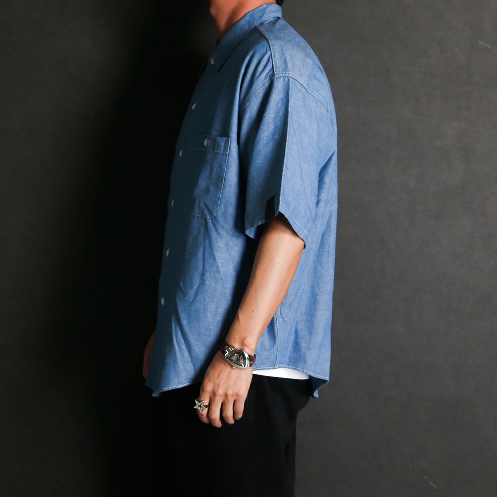 × BIG MAC /  HALF SLEEVE SHIRT - BLUE / 2261-SH60-027