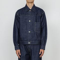 DENIM JACKET - INDIGO O.W / オーガニックコットン 13.5oz セルビッチデニム - TYPE-1 デニムジャケット / M26A10BL01C