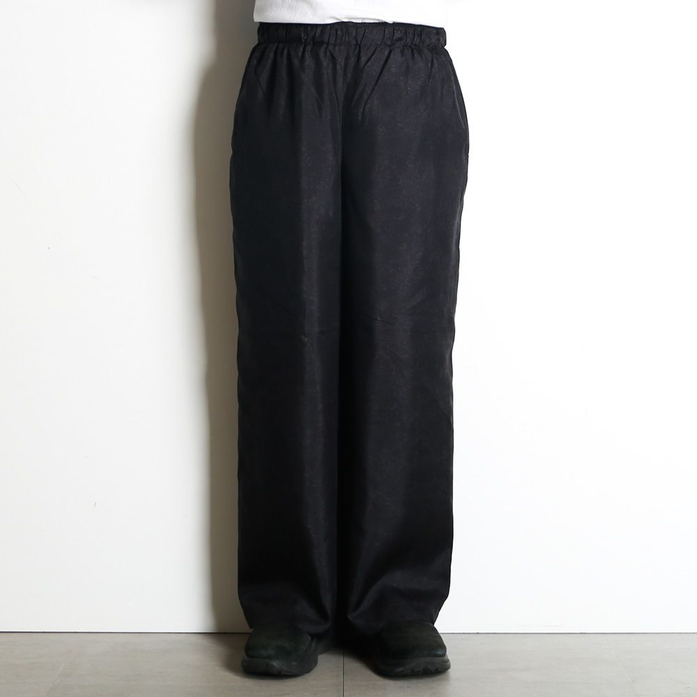 WIDE LEG EASY SILK PANTS - PAISLEY / 8匁シルク羽二重 - ワイドレッグ イージーシルクパンツ / M26A21PT01C