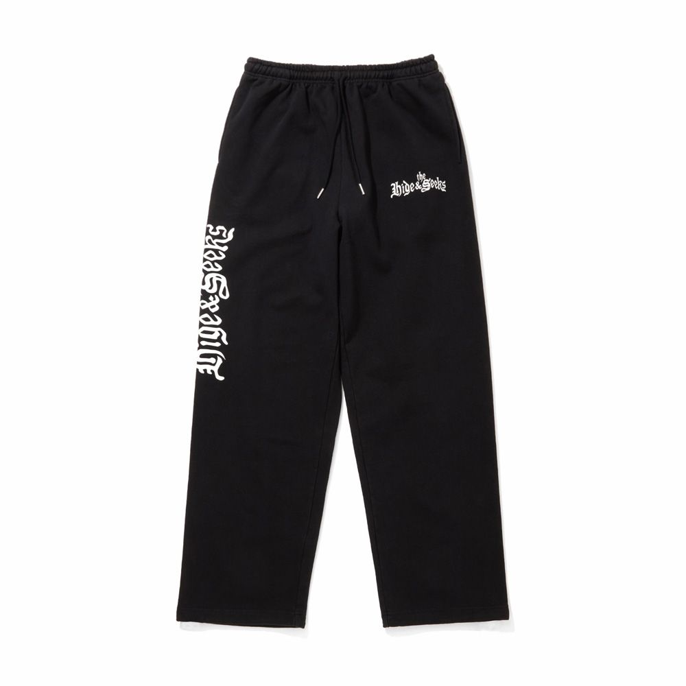 " HIDEANDSEEK × Toru Nishiura " / The H&S Sweat Pants - BLK / スウエットパンツ / H30th-010326