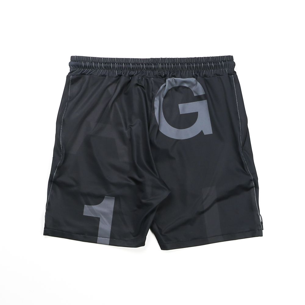 Rash guard SHORTS / ランダムロゴ ラッシュガードハーフパンツ / USB-21012